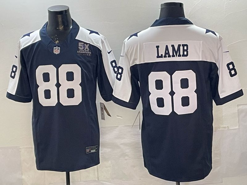 Men 2026 Dallas Cowboys #88 Lamb Blue 3th generations Nike Limited NFL Jersey style 010->dallas cowboys->NFL Jersey
